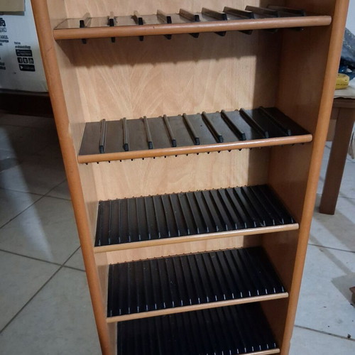 CD and DVD rack shelf used
