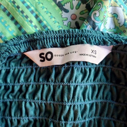 SO... Goods for Life emerald green summer jumpsuit, XS