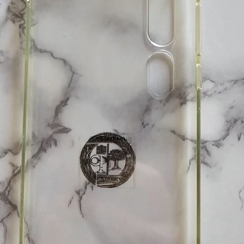 Xiaomi Mi 10 case used, silicone with AMG engraved design
