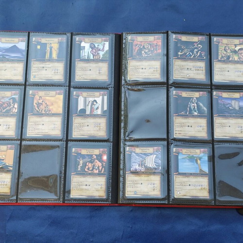 Heroes in Mythical Greece card collection used with binder