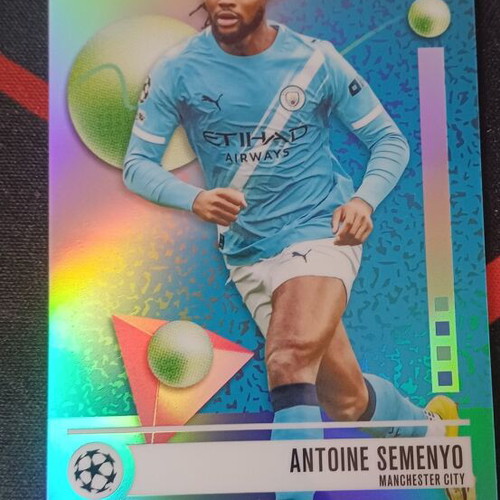 Topps Finest UEFA Club Competitions 2025/26 Antoine Semenyo Common Refractor Manchester City
