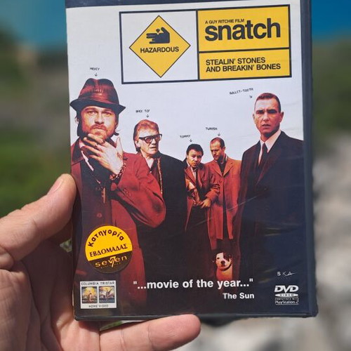 Snatch DVD used, comedy action adventure with subtitles