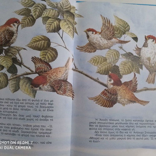 Children's book The restless sparrow used