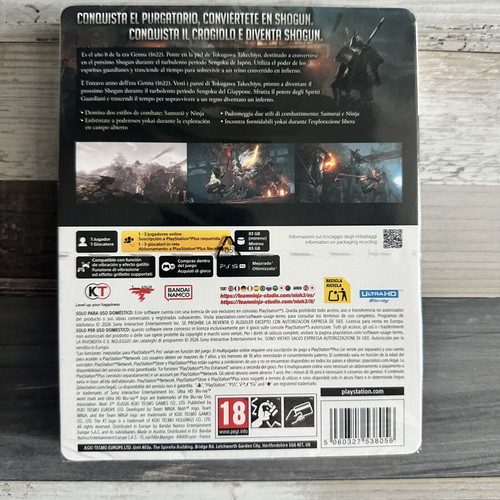 Nioh 3 Steelbook Launch Edition PS5 sealed