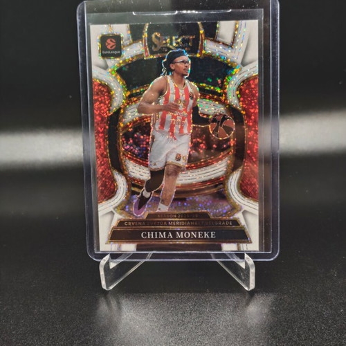 Panini Euroleague Select 2025-26 Chima Moneke White Sparkle SSP card like new