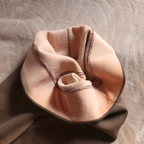 Tights-Leggings with 220gr fleece brown like new, size M