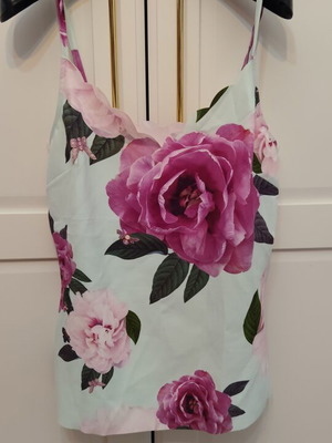 Ted Baker blouse like new, XS, pink and turquoise