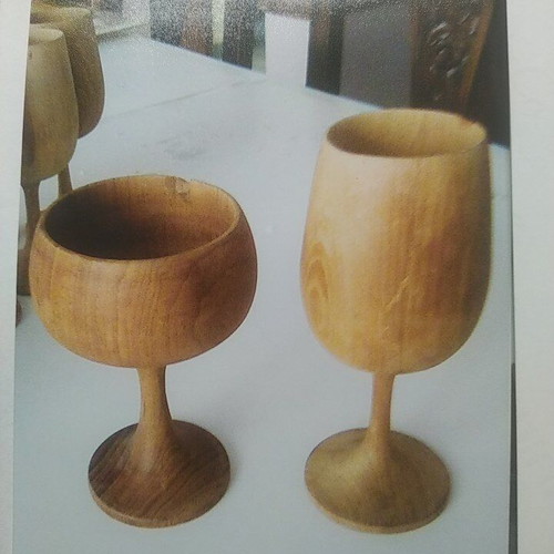 Wooden drinkware set 12 pieces new, decorative and functional