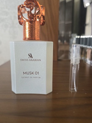 Musk 01 Swiss Arabian perfume 5ml new, decanted authentic fragrance