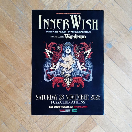 Inner Wish original concert poster, like new