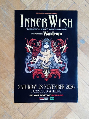 Inner Wish original concert poster, like new