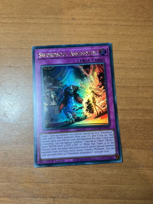 Yu-Gi-Oh! Swordsoul Assessment Trap Card near mint, Magnificent Mavens