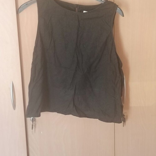 Marks & Spencer linen top new size 20 black