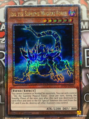 Yugioh Ido the Supreme Magical Force QCR new collectible card