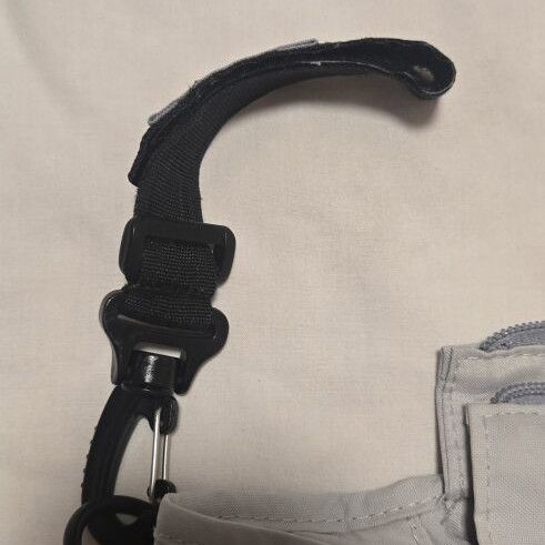 Lässig stroller organizer bag, grey with turtle design