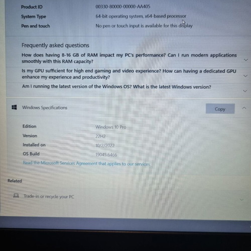 Lenovo Laptop i3 7100u Nvidia 940mx 8GB DDR4 500GB SSD Windows 10 Pro