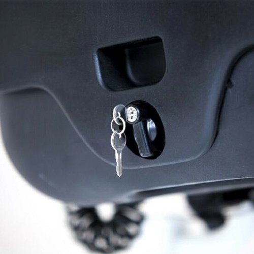 Aragon TowBox V2 car hitch trunk with single opening 390lt gray like new
