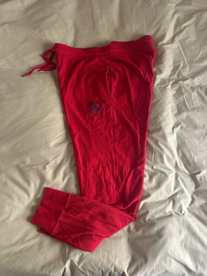Converse All Star sweatpants large used, red