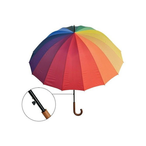 Legami Milano Umbrella with Cane Multicolor New