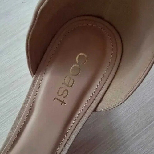 Coast Thelma sandals with ankle strap and mid heel, new, size 41