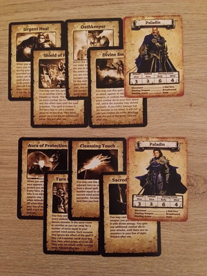 HeroQuest Paladin Hero expansion like new with 8 thematic Paladin spells