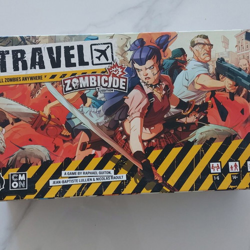 Zombicide Travel 2nd Edition Board Game like new