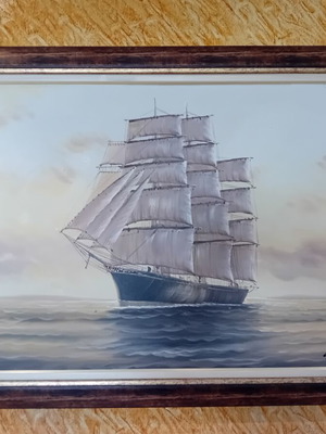 Seascape painting like new 100×70cm
