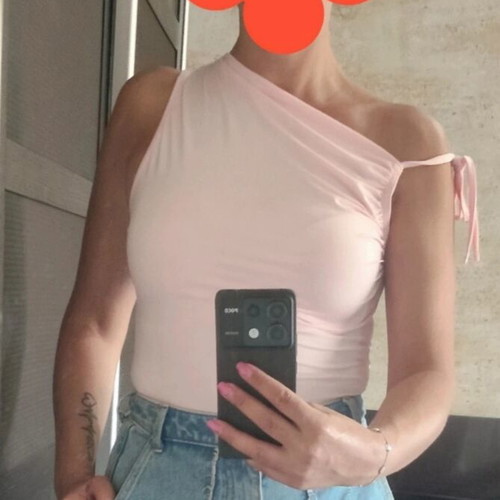 Summer blouse, pink, size S