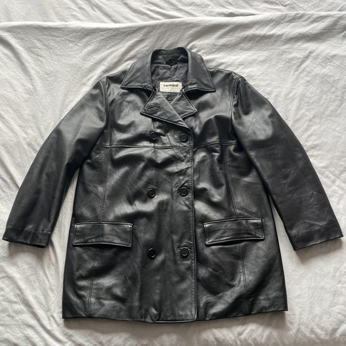 Black leather jacket Conbipel like new unisex