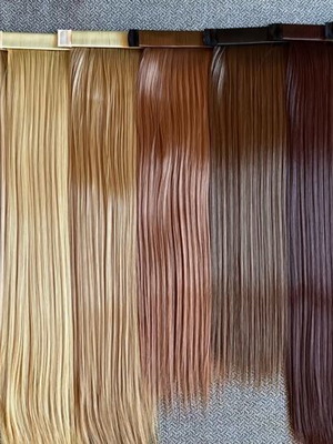 Ponytail hair extension new, 60 cm, 100 g, 12 colors