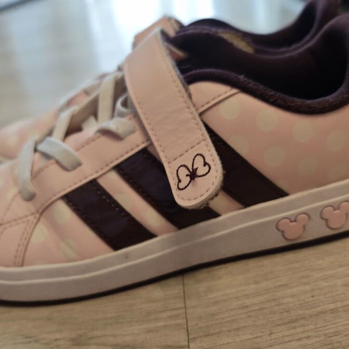 Adidas×Disney Minnie Athletic Shoes Size 36 Like New Pink