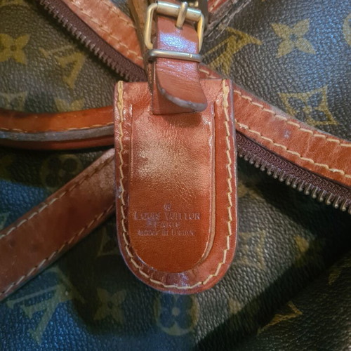 Luis Vuitton Keepall 60 vintage beige handbag used