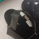 Walkmaxx men's sandals new, size 46, black