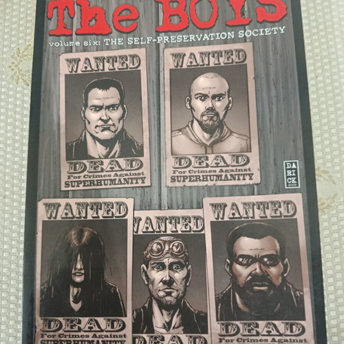 The Boys Volume 6 The Self-Preservation Society TPB first printing Dynamite