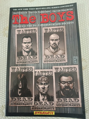 The Boys Volume 6 The Self-Preservation Society TPB first printing Dynamite