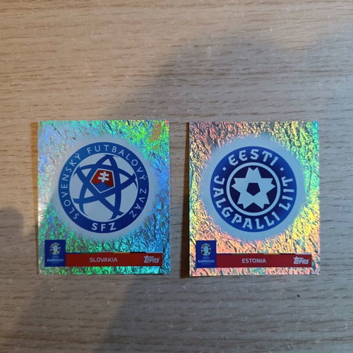 Euro 2024 Club badges topps new stickers