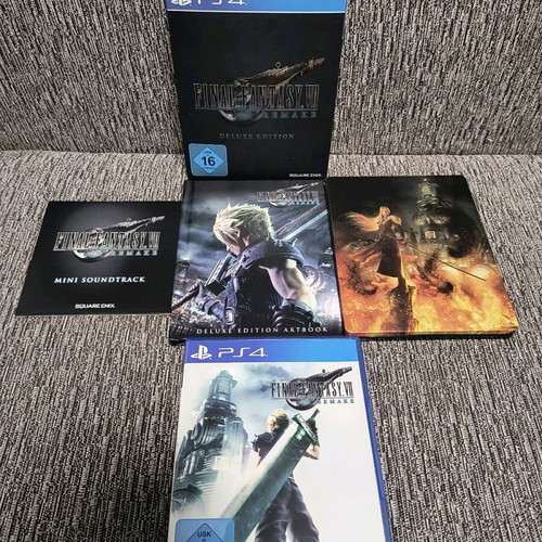 Final Fantasy 7 Remake, 7 Rebirth and 16 Deluxe Editions used for PS4 and PS5