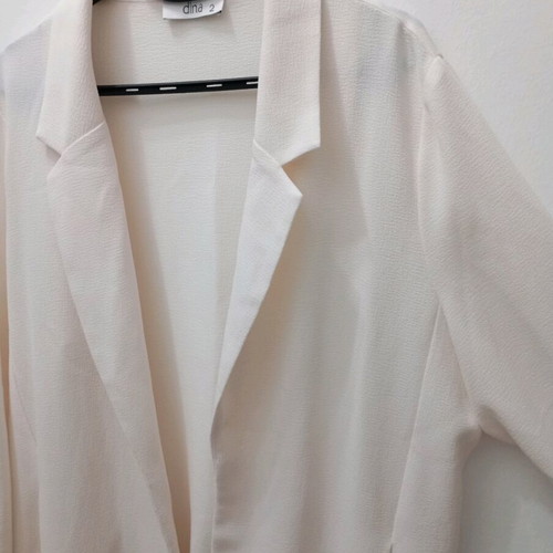 Dina women's long-sleeve jacket cardigan like new, soft pink, size XXL