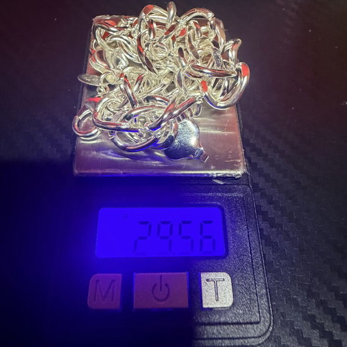 Sterling Silver 925 Bracelet, 29.56 grams, polished