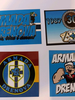 Αυτοκόλλητα Ultras Ριέκα Κροατία σαν καινούργια
