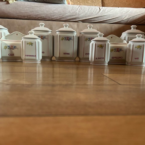 Porcelain Spice Set custom made, elegant design
