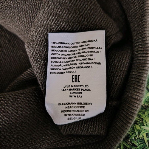 Lyle and Scott hoodie green, size S, used