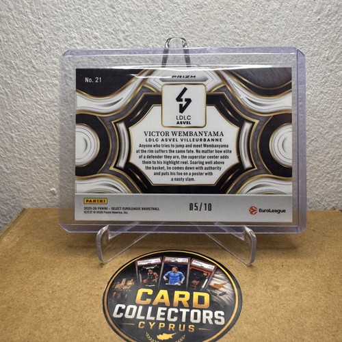 Victor Wembanyama /10 Snapshots Euroleague Select 2025-26 card