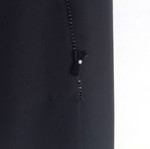 Black dress and jacket set used, size 54