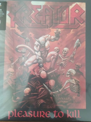 Kreator Pleasure to Kill LP άλμπουμ βινύλιο splatter σφραγισμένο