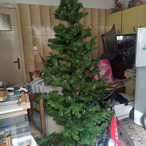 Christmas tree like new, height two meters