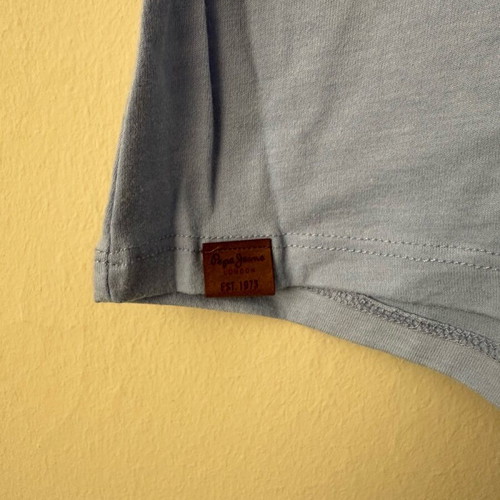 Pepe Jeans short-sleeve shirt size S like new, blue
