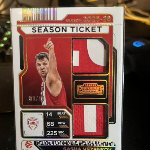 Euroleague 2025/26 Contenders Sasha Vezenkov Dua Patch New