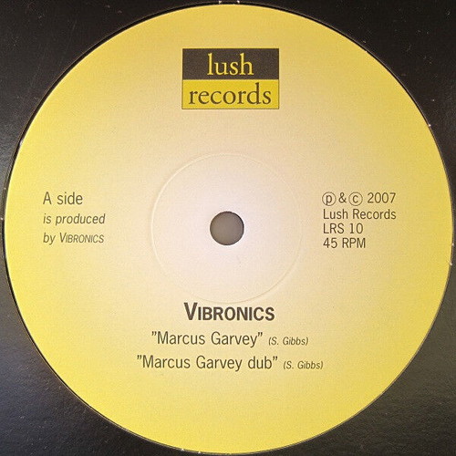 Vibronics Marcus Garvey Reggae vinyl record used