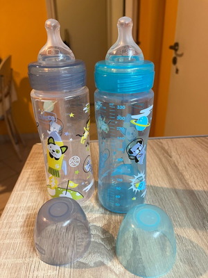 Μπιμπερό Chicco πλαστικά, ταχείας ροής 330 ml, αχρησιμοποίητα